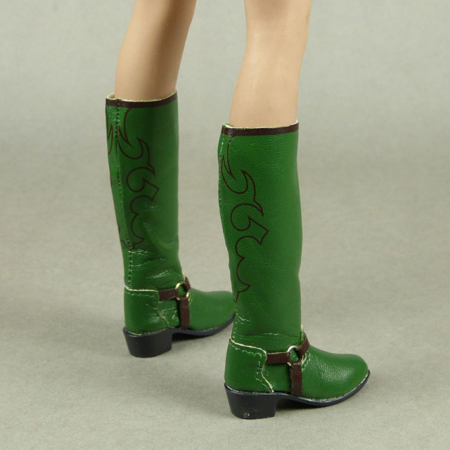 CAT Toys 1/6 Scale Female Green Cow Girl Boots